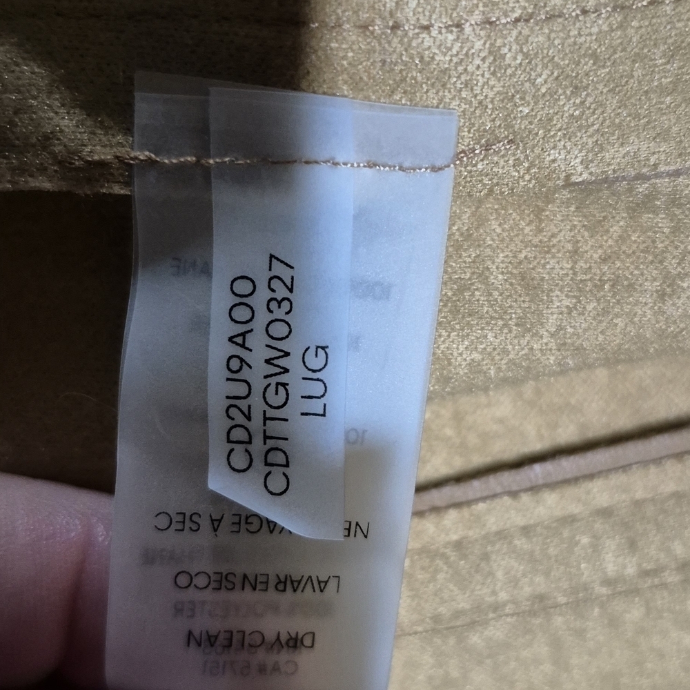Calvin Klein Beige Leather Apparel - Picture 5 of 6